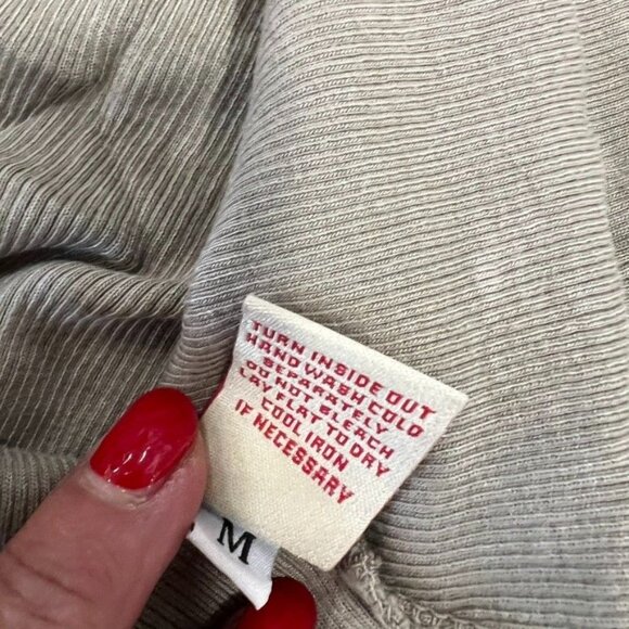 REBA long tunic flared asymmetrical hem top stitching ladies medium - Picture 9 of 13